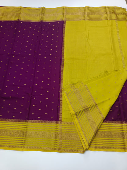 SEMI CREPE SILK SAREE