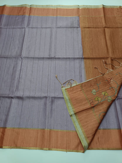 FANCY MATKA TUSSER SILK SAREE