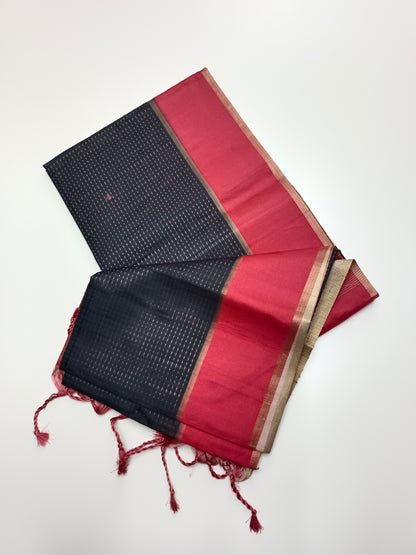 FANCY MATKA TUSSER SILK SAREE