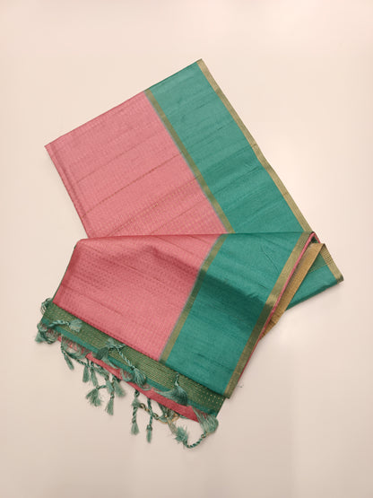 FANCY MATKA TUSSER SILK SAREE