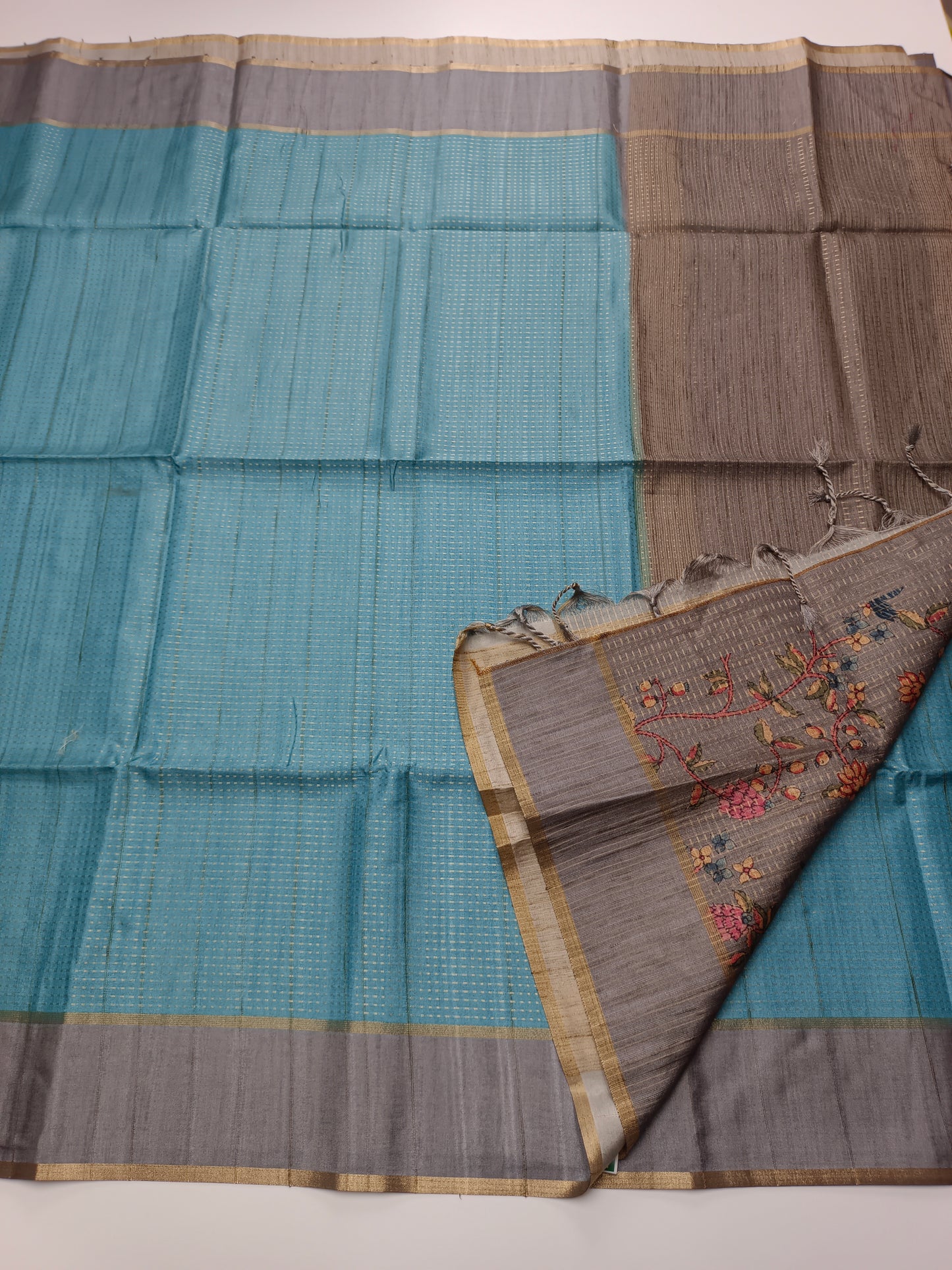 FANCY MATKA TUSSER SILK SAREE