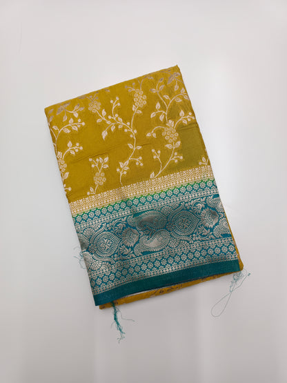 FANCY CHINON CREPE SAREE