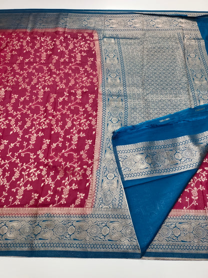 FANCY CHINON CREPE SAREE