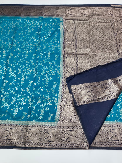 FANCY CHINON CREPE SAREE