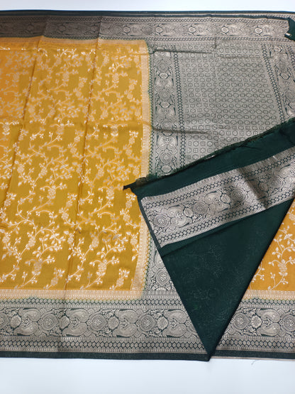 FANCY CHINON CREPE SAREE