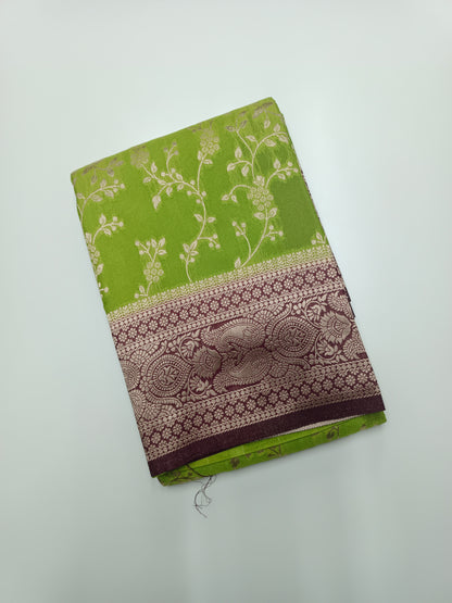 FANCY CHINON CREPE SAREE