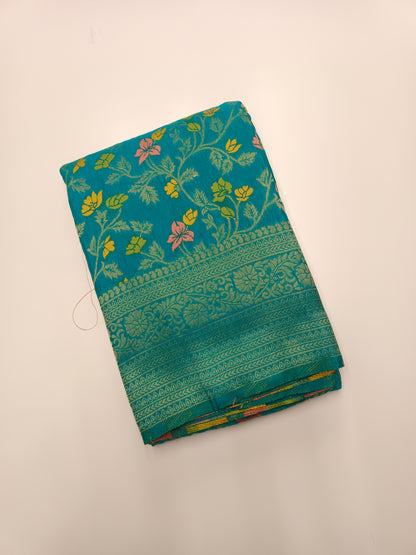 FANCY MEENA WORK SAREE