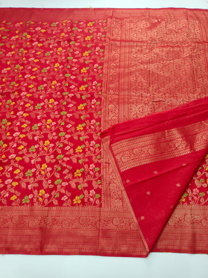 FANCY MEENA WORK SAREE