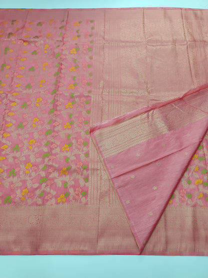FANCY MEENA WORK SAREE