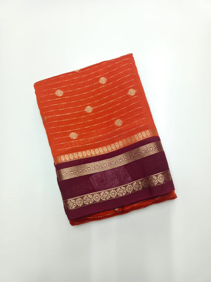 FANCY ASSAM SILK SAREE