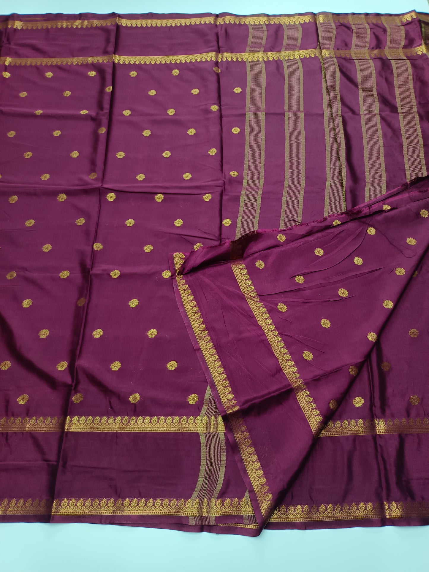 SEMI CREPE SILK SAREE