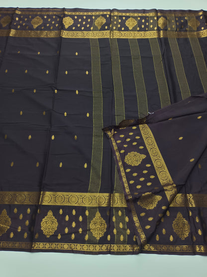 SEMI CREPE SILK SAREE