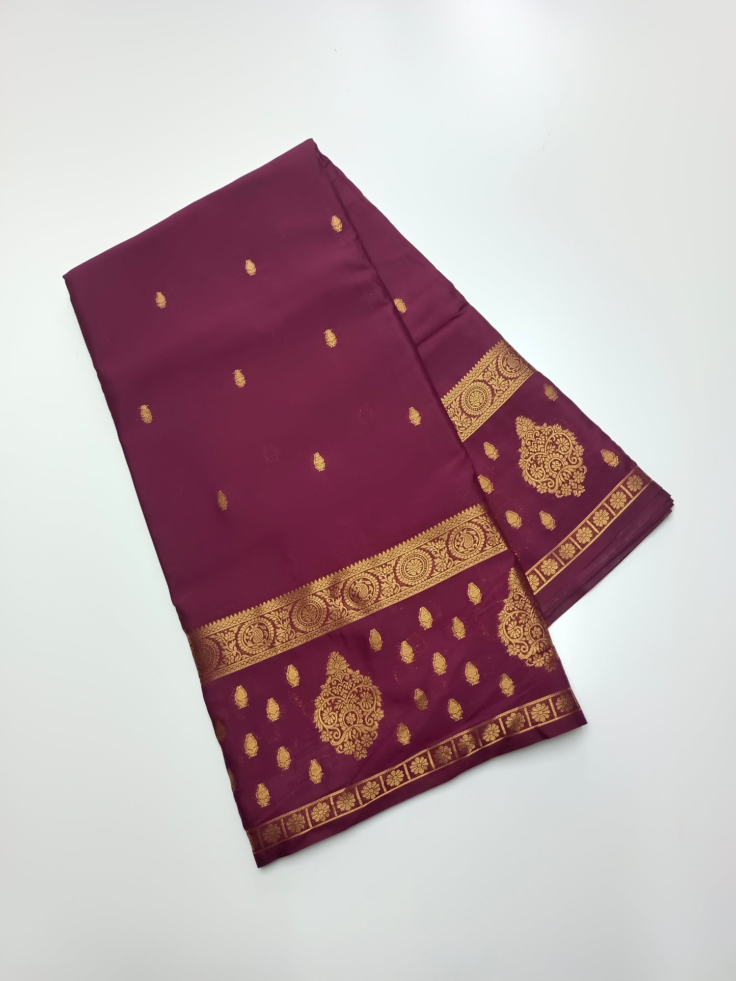 SEMI CREPE SILK SAREE