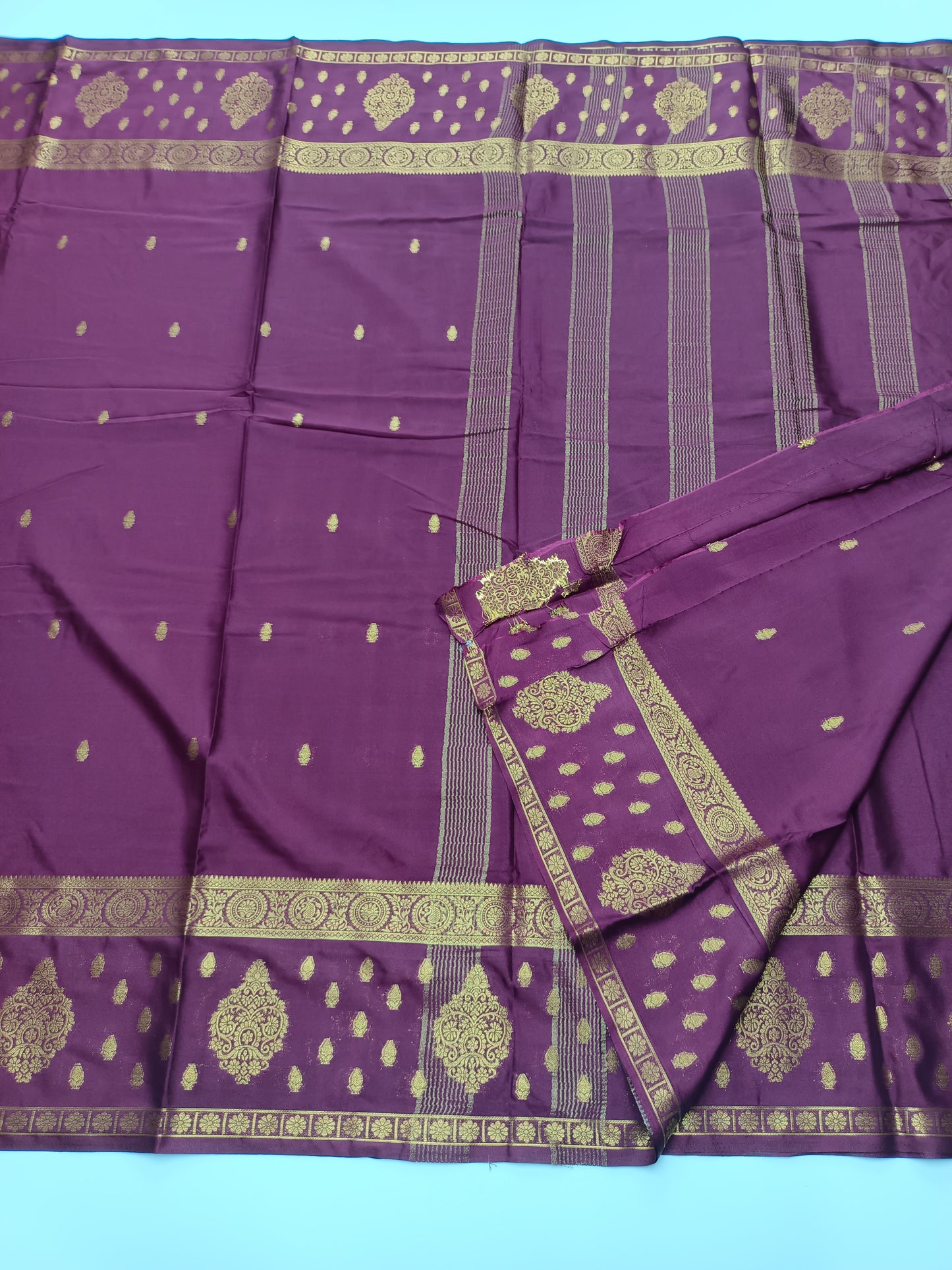 SEMI CREPE SILK SAREE