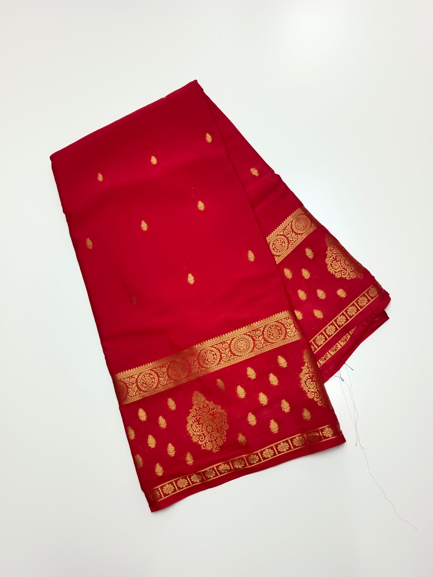 SEMI CREPE SILK SAREE