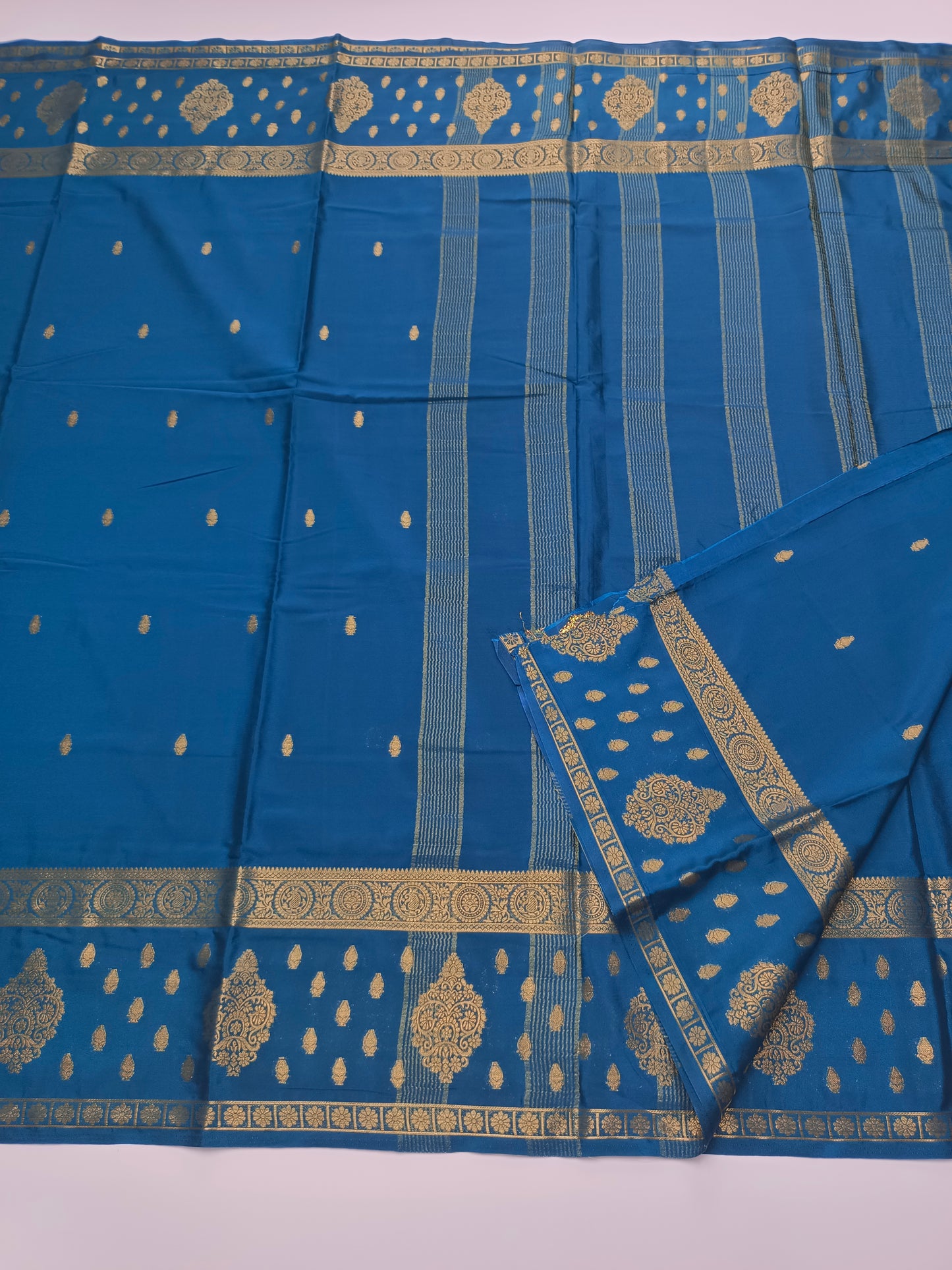SEMI CREPE SILK SAREE