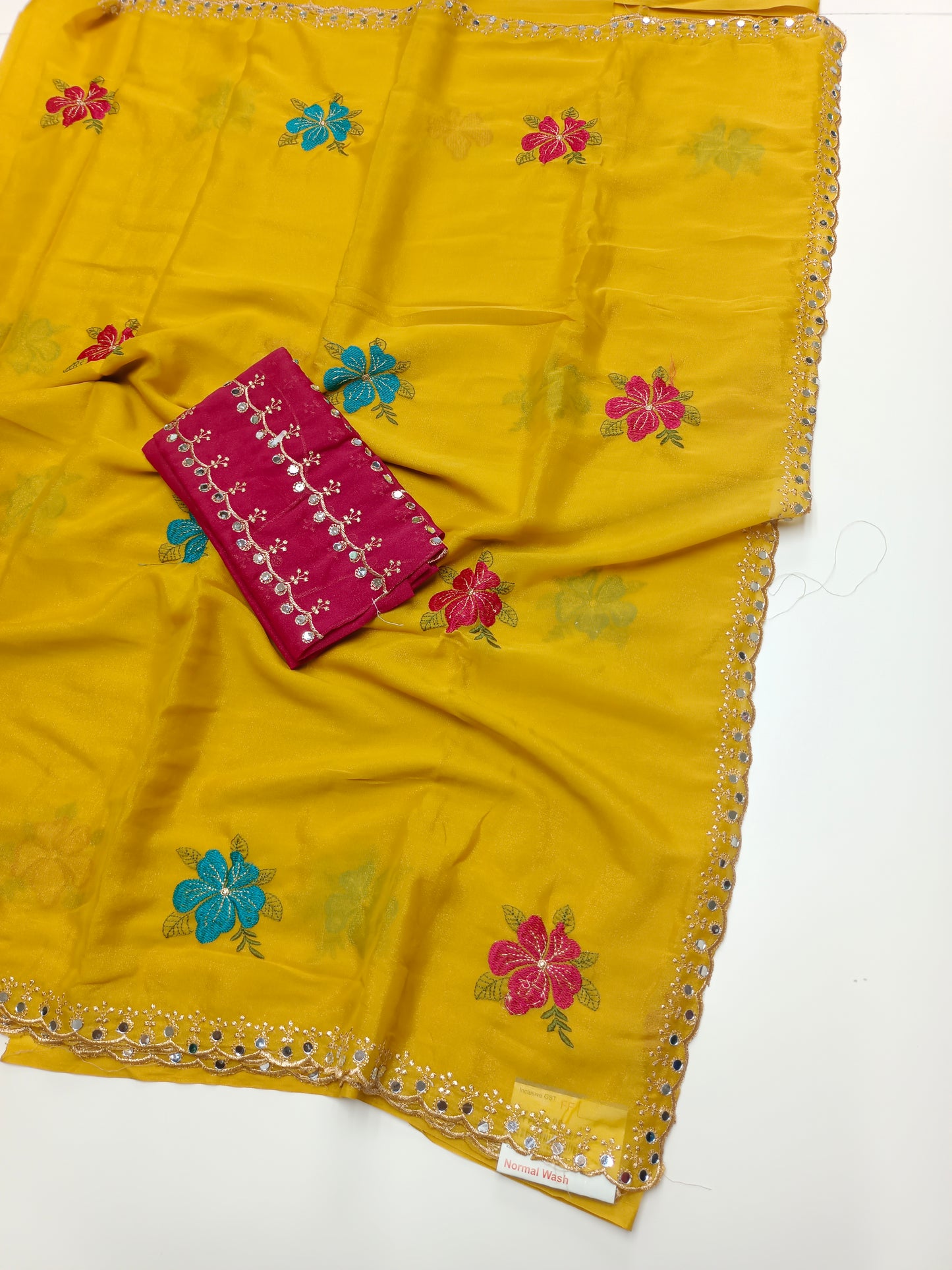 FANCY WORK SAREE