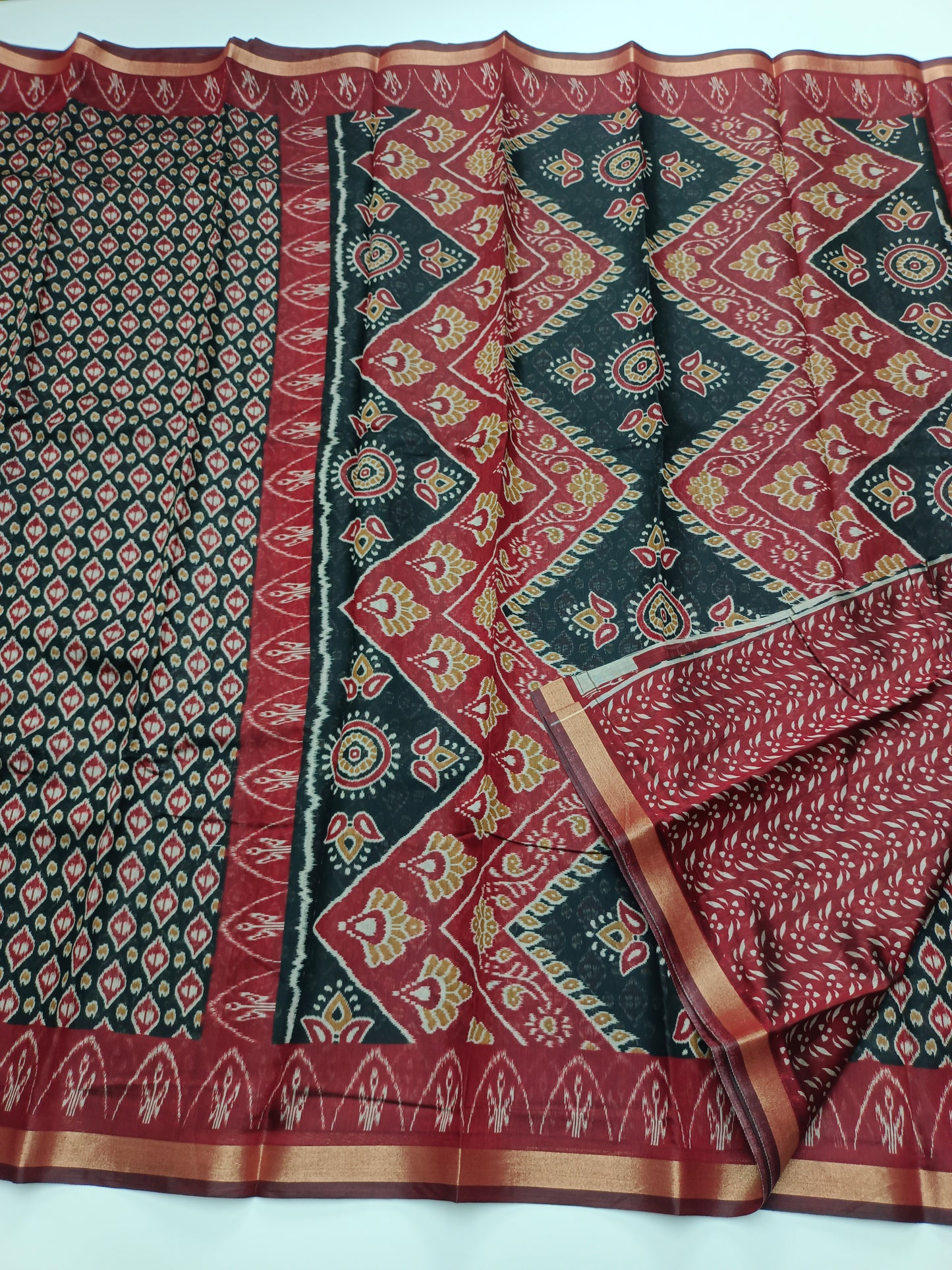 FANCY PRINTED COTTON SAREE