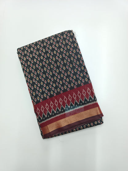 FANCY PRINTED COTTON SAREE