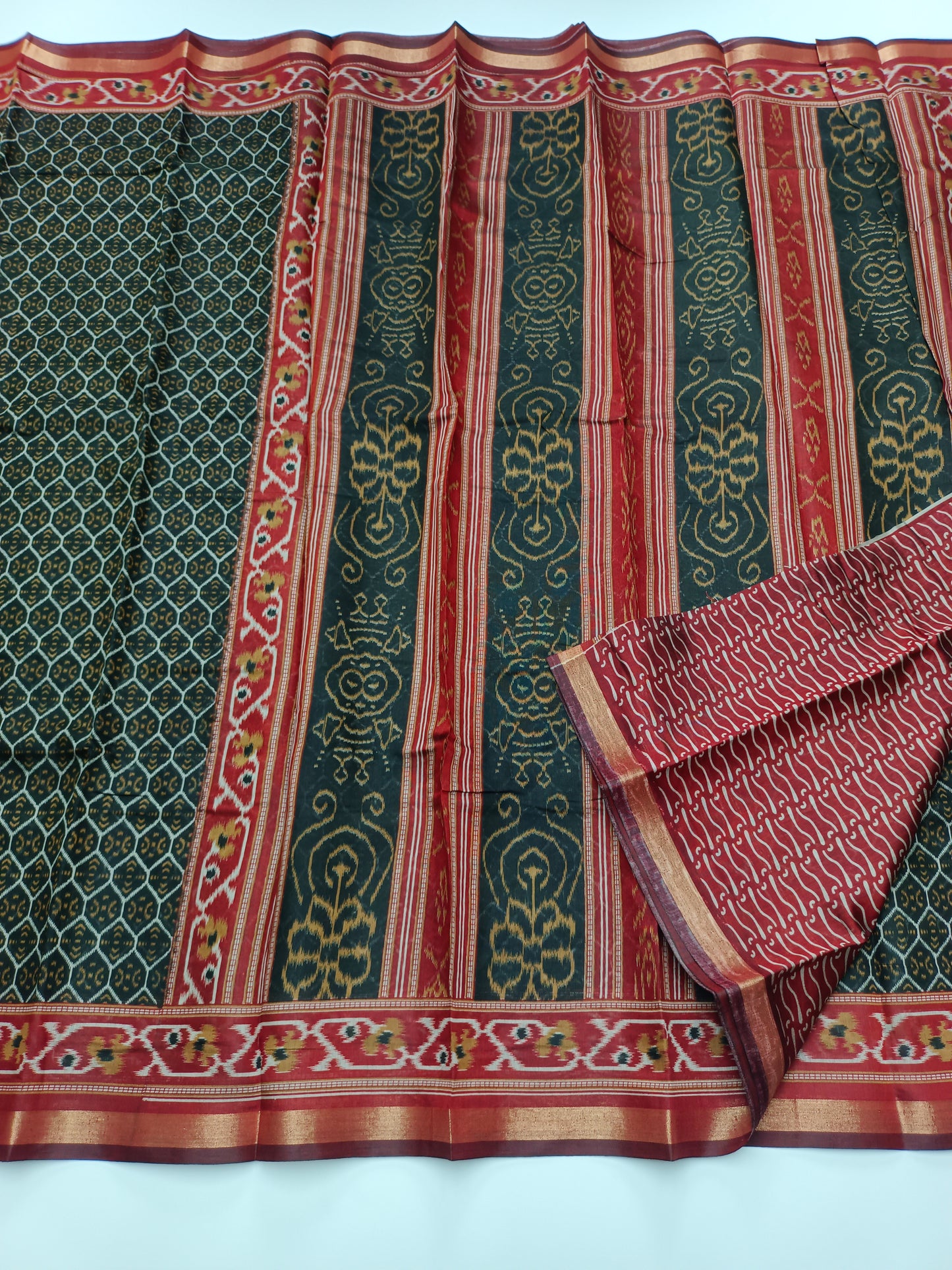 FANCY PRINTED COTTON SAREE