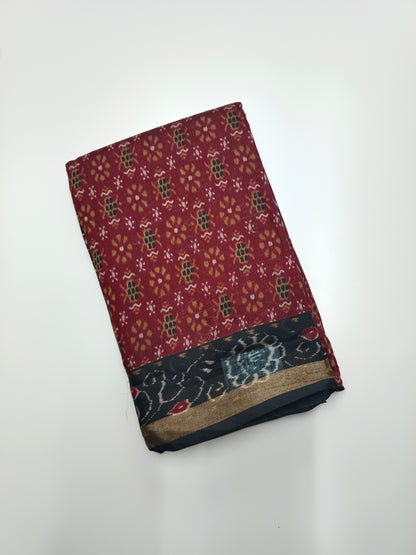 FANCY PRINTED COTTON SAREE