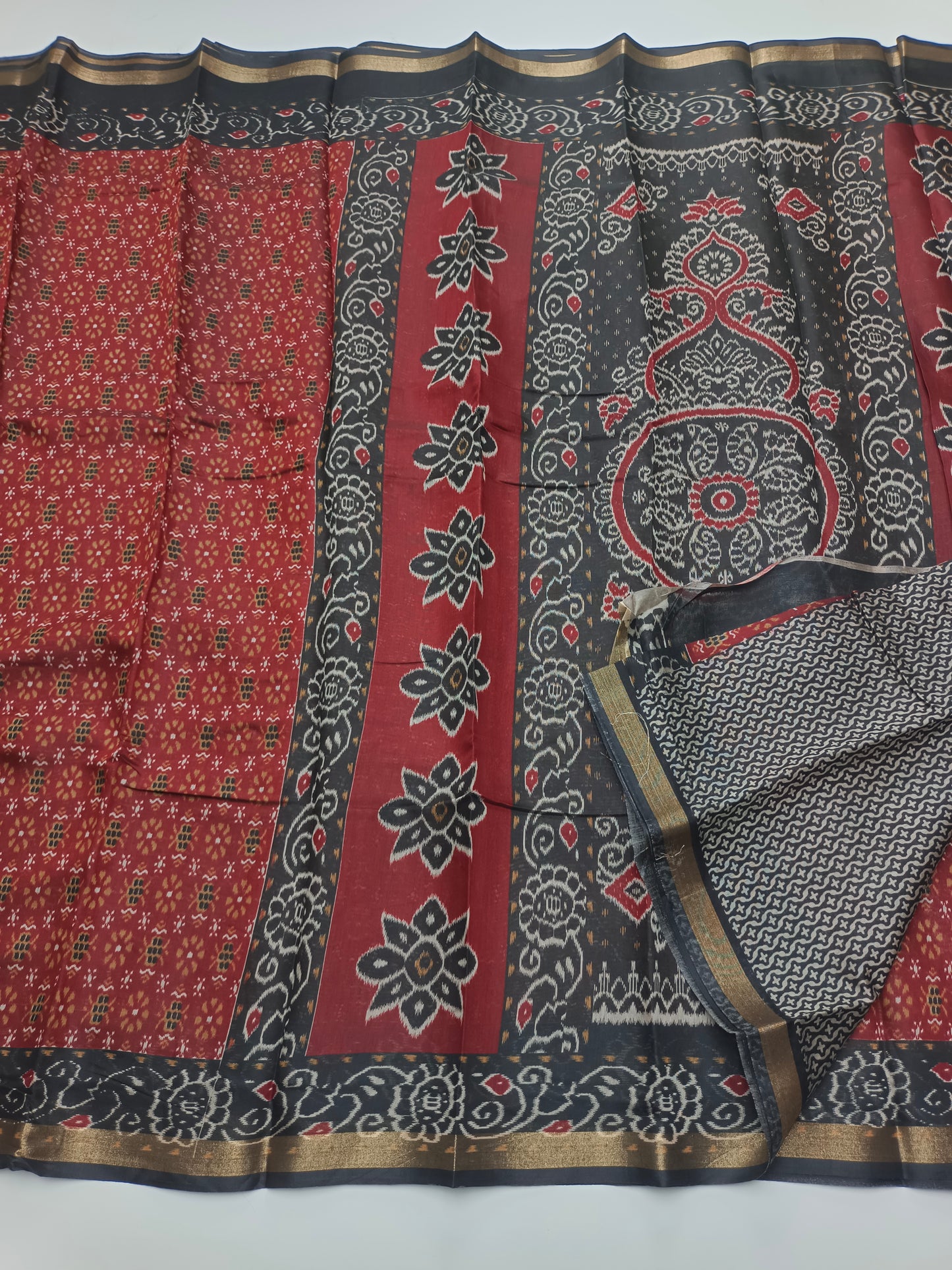 FANCY PRINTED COTTON SAREE