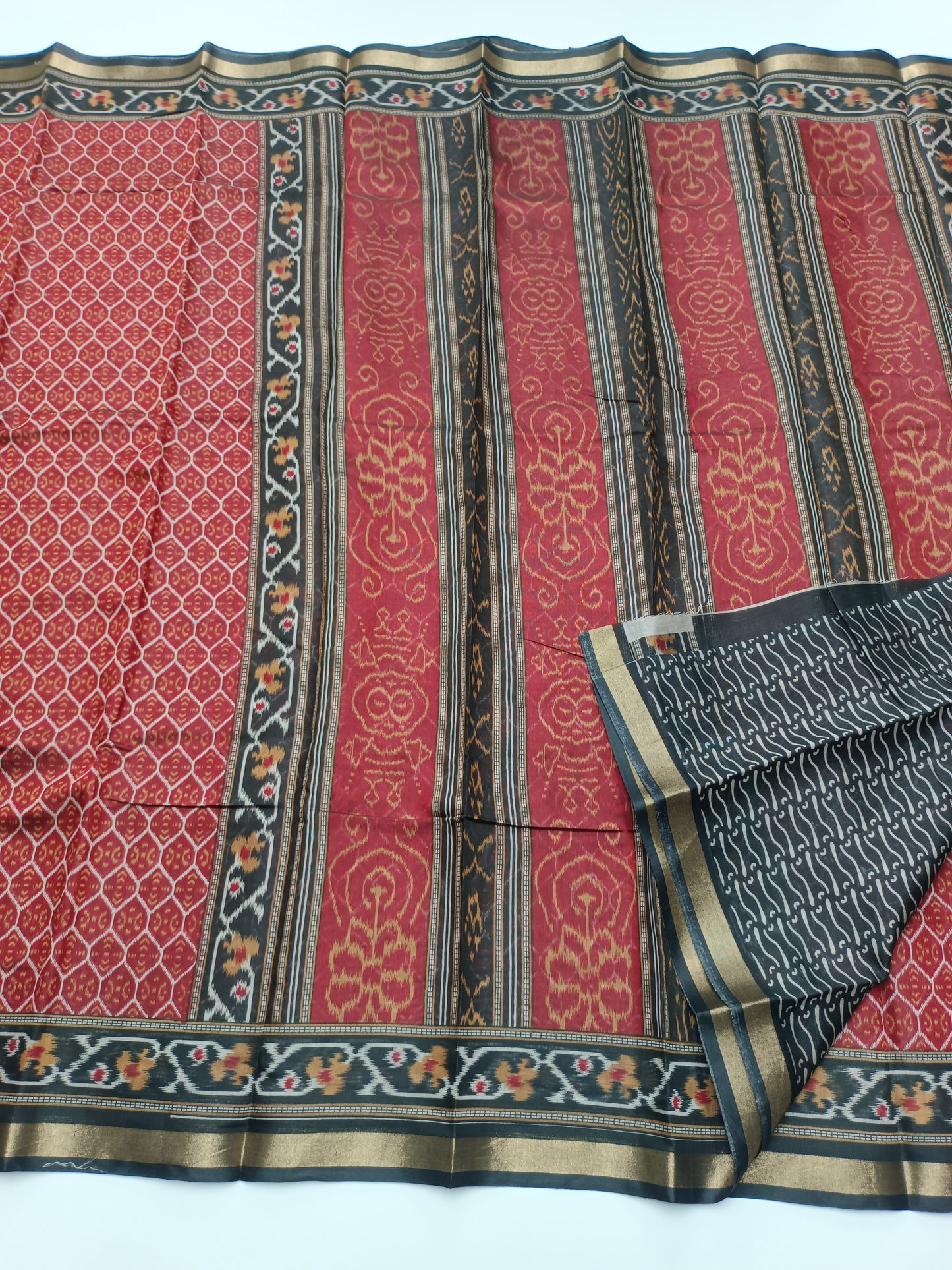 FANCY PRINTED COTTON SAREE