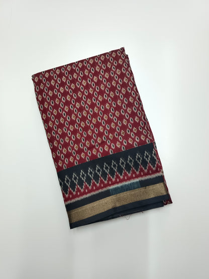 FANCY PRINTED COTTON SAREE