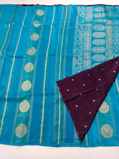FANCY ORGANZA CREPE SILK SAREE