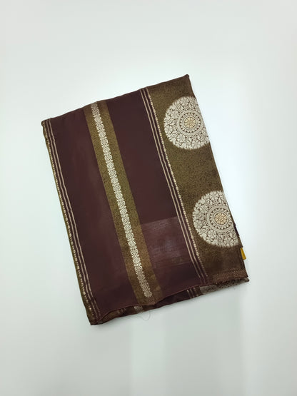 FANCY ORGANZA CREPE SILK SAREE