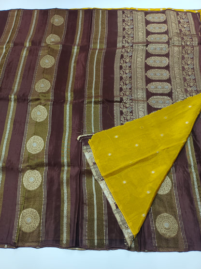 FANCY ORGANZA CREPE SILK SAREE