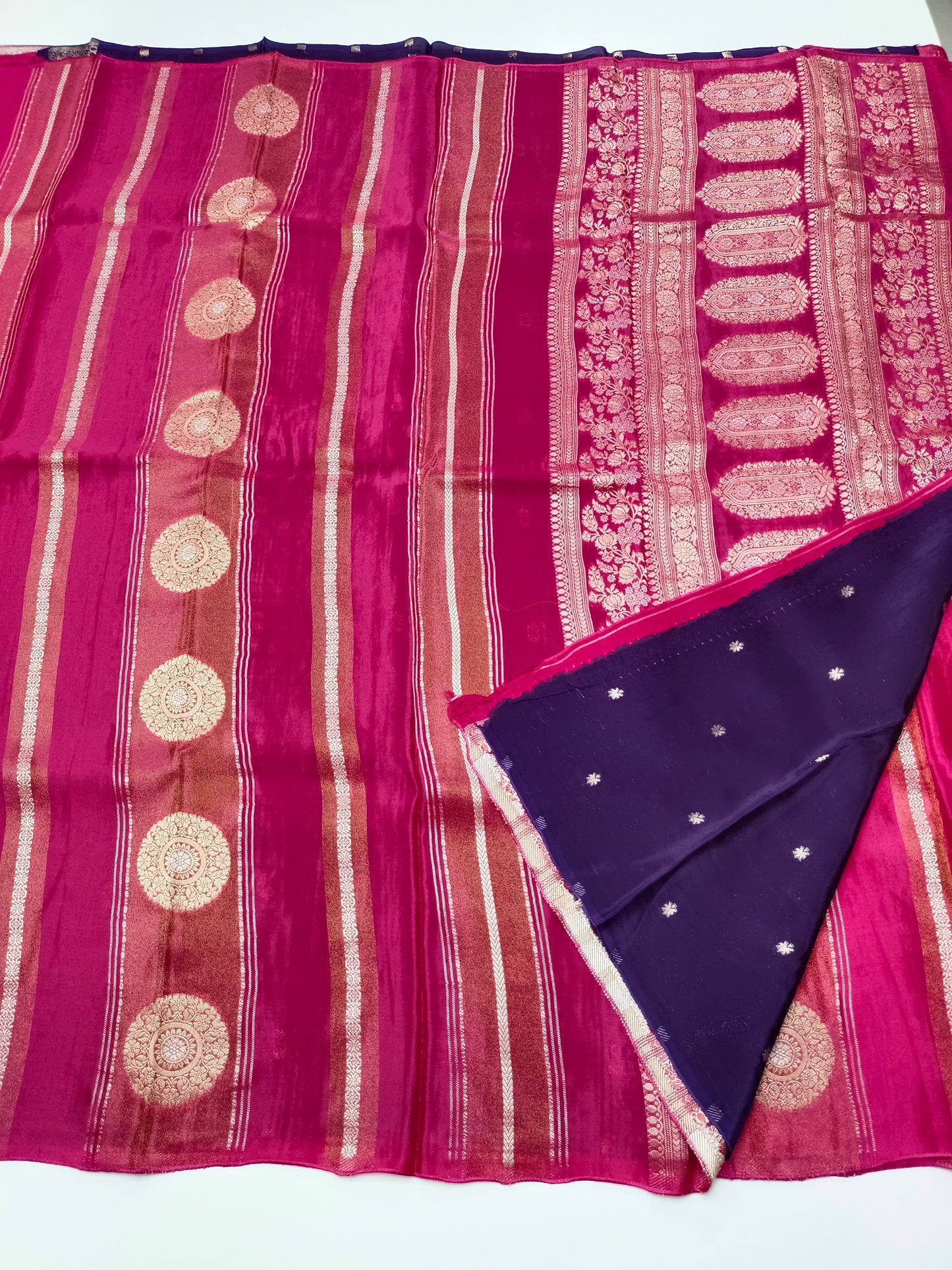 FANCY ORGANZA CREPE SILK SAREE
