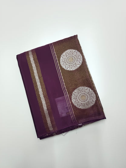 FANCY ORGANZA CREPE SILK SAREE