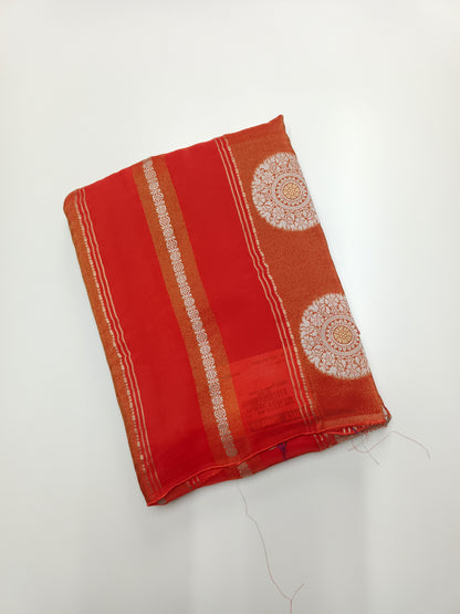 FANCY ORGANZA CREPE SILK SAREE