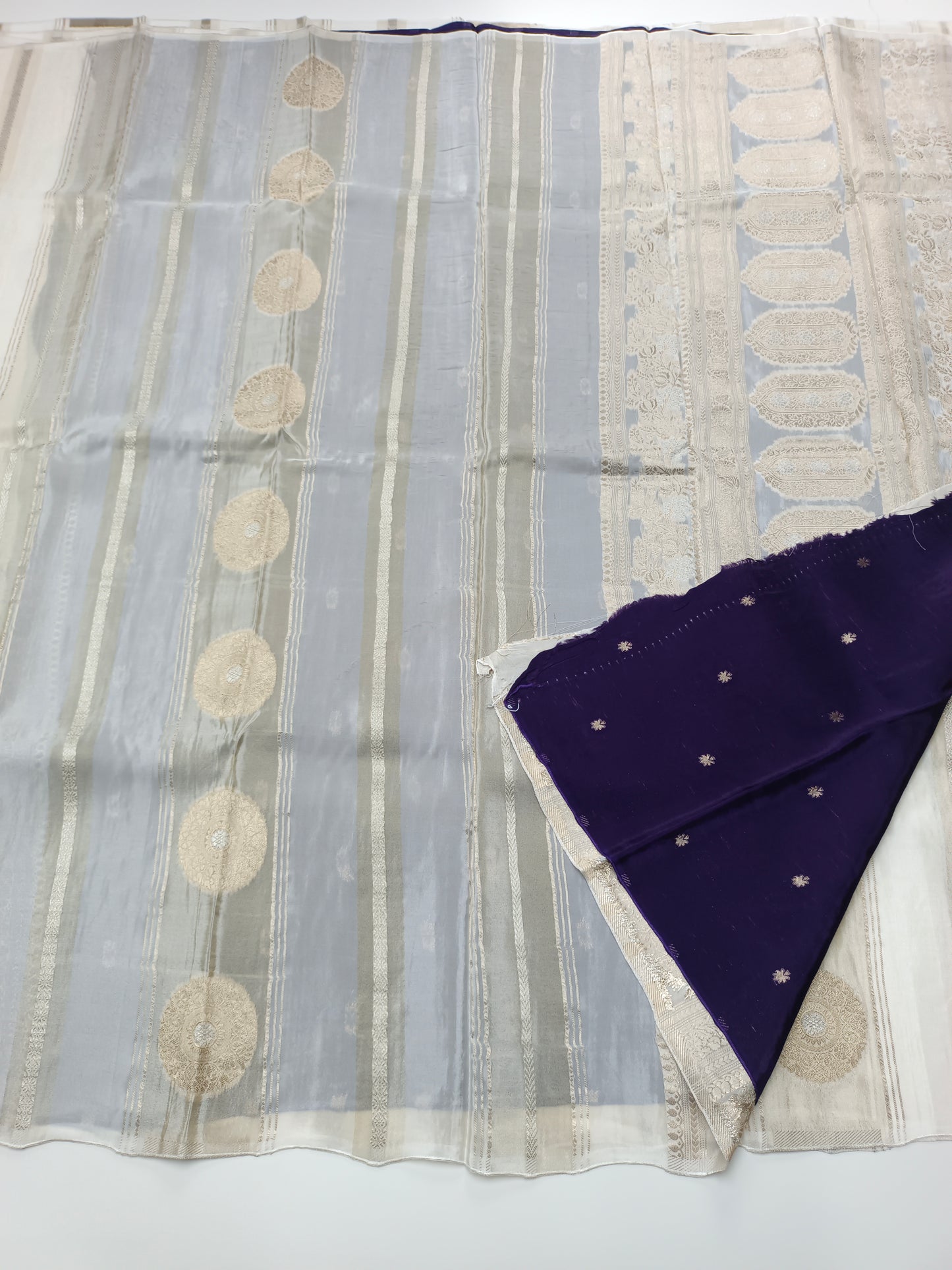 FANCY ORGANZA CREPE SILK SAREE