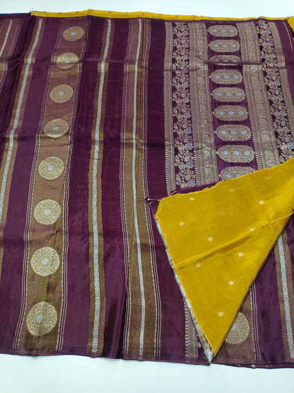 FANCY ORGANZA CREPE SILK SAREE