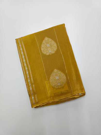 FANCY ORGANZA CREPE SILK SAREE