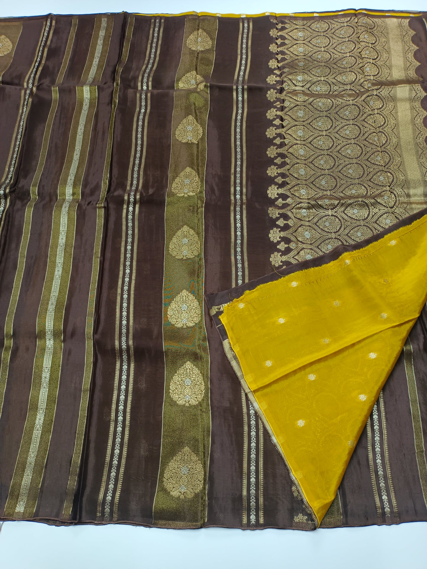 FANCY ORGANZA CREPE SILK SAREE
