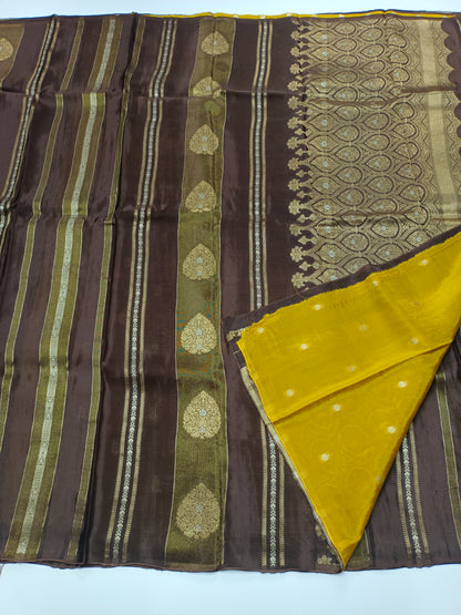 FANCY ORGANZA CREPE SILK SAREE