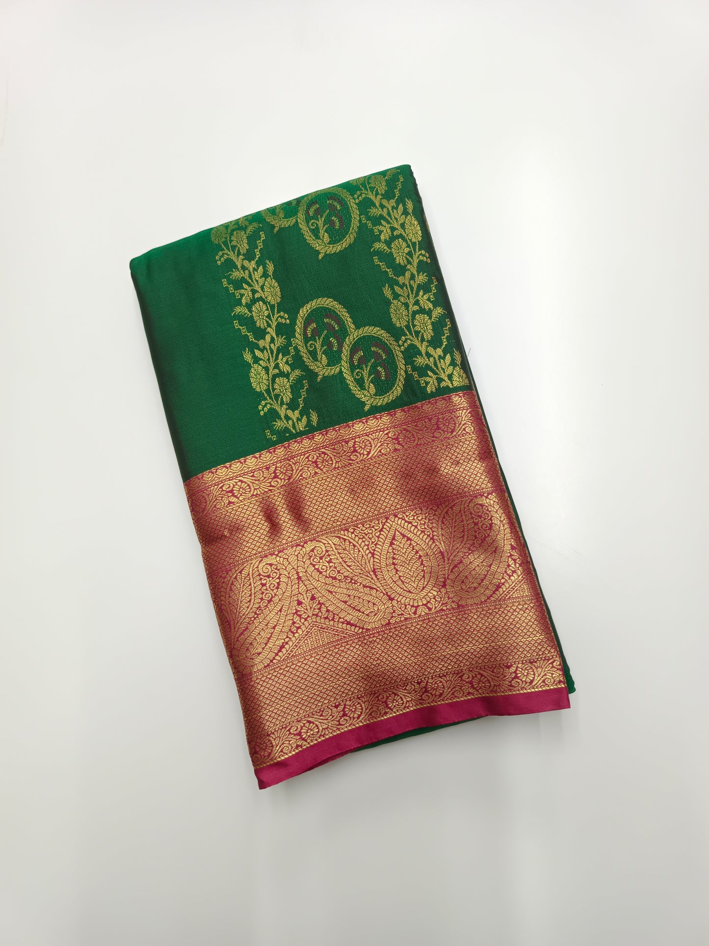 KANCHIPURAM SEMI SILK SAREE