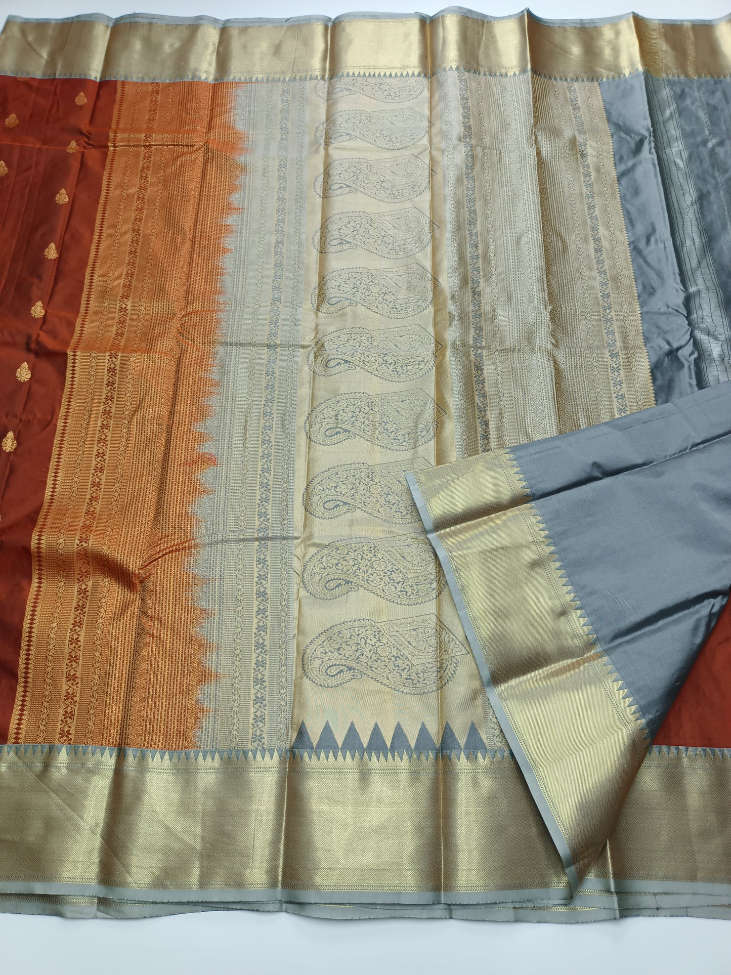 KANCHIPURAM SEMI SILK SAREE