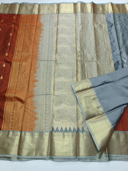 KANCHIPURAM SEMI SILK SAREE
