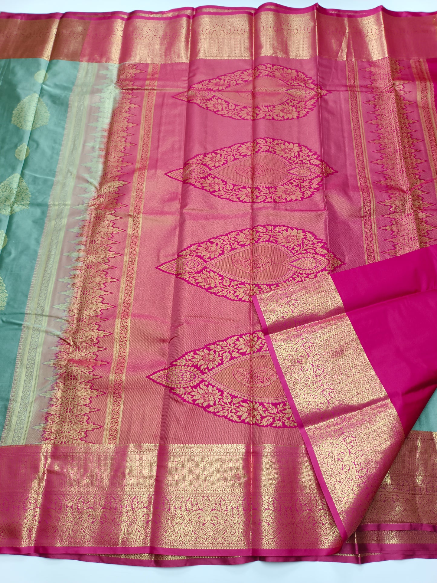 KANCHIPURAM SEMI SILK SAREE
