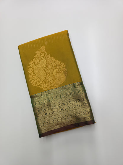 KANCHIPURAM SEMI SILK SAREE