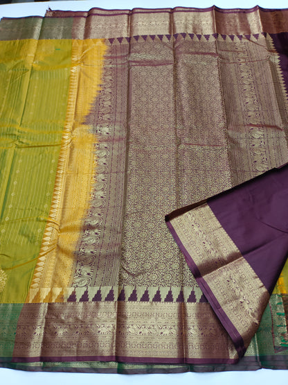 KANCHIPURAM SEMI SILK SAREE