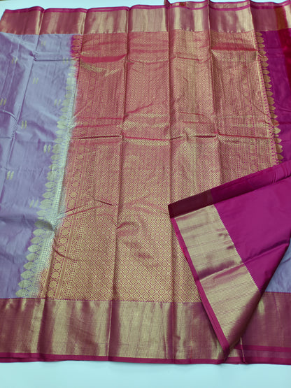 KANCHIPURAM SEMI SILK SAREE