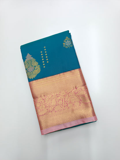 KANCHIPURAM SEMI SILK SAREE