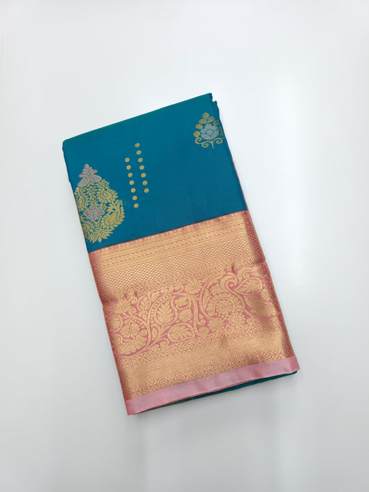 KANCHIPURAM SEMI SILK SAREE