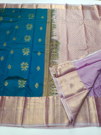 KANCHIPURAM SEMI SILK SAREE