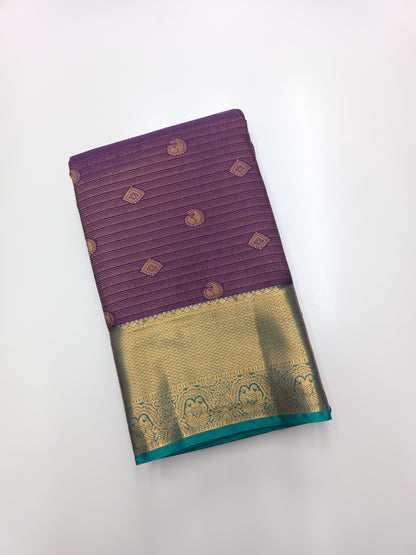 KANCHIPURAM SEMI SILK SAREE